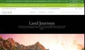 
							         Land Tours | Tauck								  
							    
