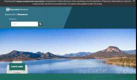 
							         Land & water | Department of Natural Resources, Mines and Energy								  
							    