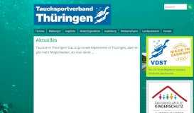
							         Landestauchsportverband Thüringen eV: Aktuelles								  
							    