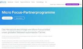 
							         Landing Page für Partner | Micro Focus								  
							    