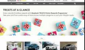 
							         Landing Page - Maybank TREATS Points Rewards Portal								  
							    
