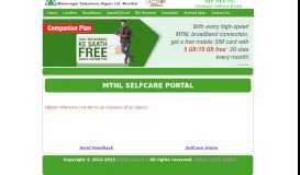 
							         Landline Bill Payment - MTNL Mumbai - Customer SelfCare Portal ...								  
							    