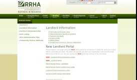 
							         Landlord Information - Roanoke Housing Authority								  
							    