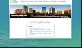 
							         Landlord Portal Home Page								  
							    