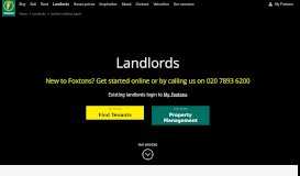 
							         Landlords: London Rentals and Property Management - Foxtons ...								  
							    