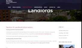 
							         Landlords – Red Wing								  
							    