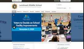 
							         Landmark Middle School / Homepage - Duval County Public Schools								  
							    