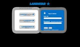 
							         Landstar Portal login page								  
							    