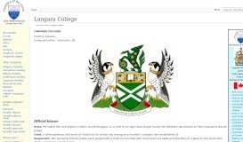 
							         Langara College - Coat of arms (crest) of Langara College								  
							    