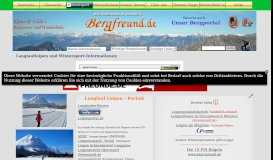 
							         Langlaufloipen und Wintersport-Informationen - Portal Bergfreunde ...								  
							    