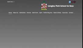 
							         Langley Park School For Boys - Home								  
							    