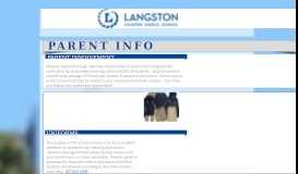
							         Langston Parent Info page - Langston Charter Middle School								  
							    