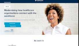 
							         Lantum | NHS's Total Workforce Solution								  
							    