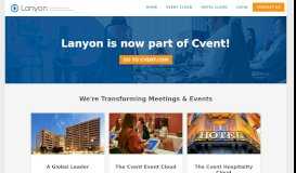 
							         Lanyon | Event Management Software | Corporate Travel Software								  
							    