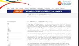
							         Lao PDR Advances its ASEAN Trade Repository - ASEAN | ONE ...								  
							    