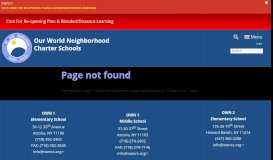 
							         Laptop Cart Procedures | Our World Neighborhood Charter School								  
							    