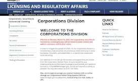 
							         LARA - Corporations Division - State of Michigan								  
							    