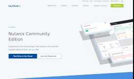 
							         Large Datacenter Technology - Nutanix Community Edition								  
							    