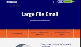 
							         Large File Email | Mimecast								  
							    