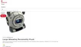 
							         Large Wheatley Personality Plush | might buy | Portal 2 wheatley ...								  
							    