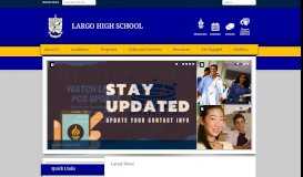 
							         Largo High School / Homepage - Pinellas County Schools								  
							    