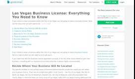
							         Las Vegas Business License: Everything You Need to Know								  
							    