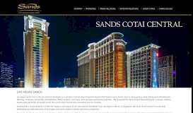 
							         Las Vegas Sands Corporation								  
							    
