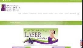 
							         Laser Services - Women's Specialist of New Mexico								  
							    