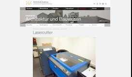 
							         Lasercutter - Hochschule Augsburg								  
							    