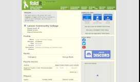 
							         Lassen Community College | Foldit								  
							    