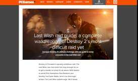 
							         Last Wish raid guide: a complete walkthrough of Destiny 2's most ...								  
							    