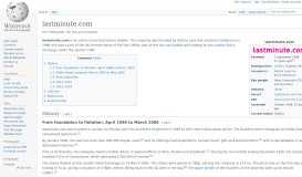 
							         lastminute.com - Wikipedia								  
							    
