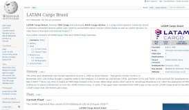 
							         LATAM Cargo Brasil - Wikipedia								  
							    