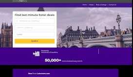
							         LateRooms - Book Cheap Hotels & Last Minute Hotel Deals								  
							    