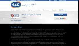 
							         Latest London Churchill College Jobs and Courses - E4S								  
							    