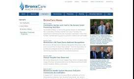 
							         Latest News | BronxCare Health System								  
							    