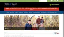 
							         Latest News & Events | North Valley Hospital								  
							    