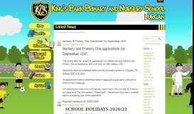 
							         Latest News | King's Park Primary and Nursery School								  
							    