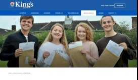
							         Latest News | King's school Macclesfield								  
							    