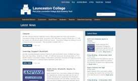 
							         Latest News - Launceston College								  
							    