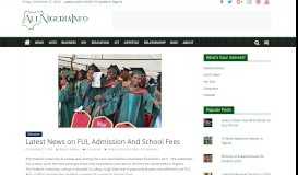 
							         Latest News on FUL Admission and School Fees - iDONSABI								  
							    