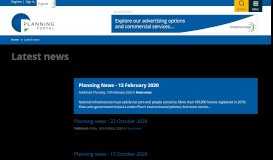 
							         Latest news | Planning Portal								  
							    