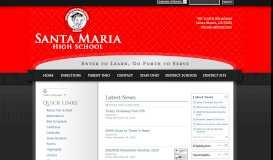 
							         Latest News - Santa Maria High School								  
							    