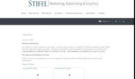 
							         Latest News - Stifel | Marketing, Advertising & Graphics								  
							    
