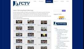 
							         Latest Planning Board Meetings | FCTV								  
							    