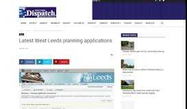 
							         Latest West Leeds planning applications: 28 April 2019 | West Leeds ...								  
							    