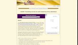 
							         Latin American Open Archives Portal - LAOAP: Home								  
							    