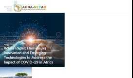 
							         Launch of African Skills Portal for Youth Employment and ... - Nepad								  
							    