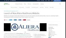 
							         Launch of New Aliera Healthcare Website - 24-7 Press Release								  
							    