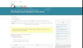 
							         Laura Elizabeth Client Portal - WPML								  
							    